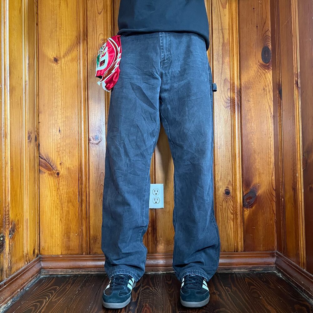 Dickies 36 Y2K Carpenter Pants Black Relaxed